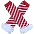 Chiffon Ruffle Tutu Christmas Holiday Winter Styles Leg Warmers - One Size - Baby, Toddler, Girl