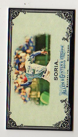 2010 Topps Allen & Ginter Mini Black #76 Joakim Soria Kansas City Royals Baseball Card