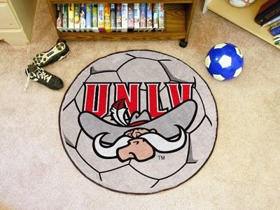 Buy Nevada Las Vegas Runnin Rebels NCAA Soccer Ball Round Floor Mat (29) by Fan Mats