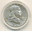 1961 Franklin "Silver" Half Dollar
