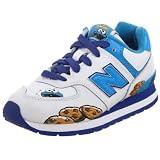 New Balance Little Kid KJ574CMP Sneaker,White (Cookie Monster),2.5 M Little Kid