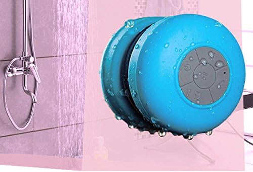 Younat® Mini Wireless Bluetooth Shower Waterproof Speakers, Bathrooms Waterproof Bluetooth Speaker,Handsfree Car Speaker Sucker,Built-in Microphone, Applicable for Smart Phone/ iPad/ Tablets/ Mp3/ Mp4 and any other Bluetooth Players,Blue