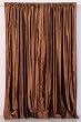 Brown Velvet Curtain / Drapes / Panels 43 X 84 Inches - Piece