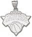 New York Knicks Solid Sterling Silver Logo Giant Pendant