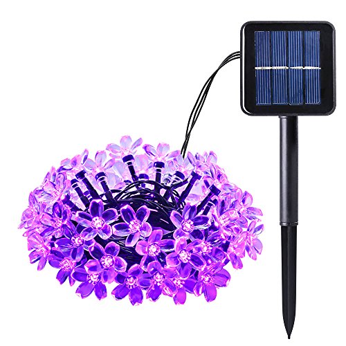 Qedertek solar halloween string lights, 23ft 50 led waterproof ch…