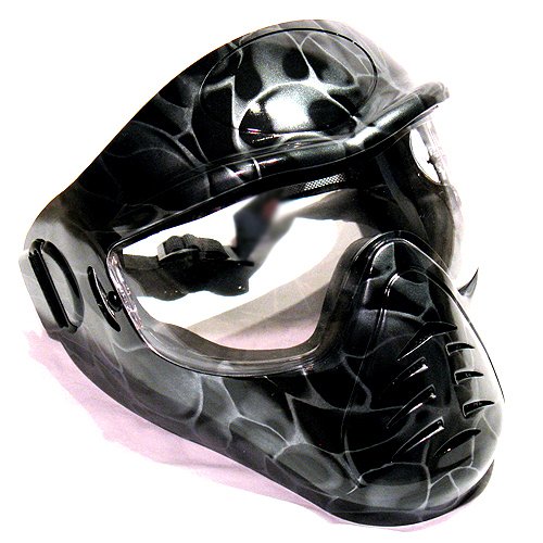 Hakkotsu low fog full face airsoft mask Black 