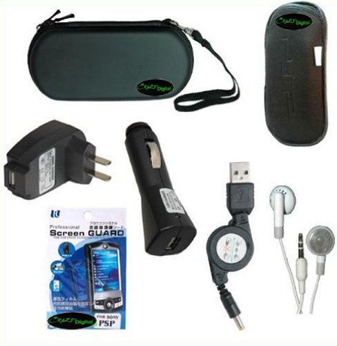 PSP 3000 Accessory Bundle 7 Items 