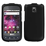 Black Texture Hard Protector Case Cover For LG Phoenix P505