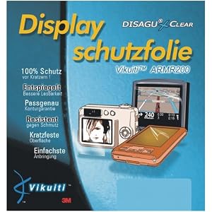 Vikuiti ARMR200 Displayschutz Schutzfolie für TomTom XXL IQ Routes – PREMIUM QUALITÄT (Anti-Reflex, Kratzfest, blasenfreie Montage)