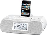 FM-RBDS / AM / Aux-in Digital Tuning Atomic Clock Radio with iPod Dock