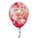 Fireworks Balloons 100 ct. - Red/ White