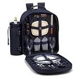 Classic Picnic Basket Backpack for 2