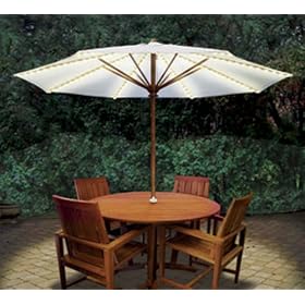 Patio umbrella lights outdoor electric garden party lighting