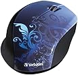 Verbatim Wireless Optical Design Mouse, Blue 97785