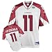 Image of Larry Fitzgerald Arizona Cardinals Super Bowl White Replica Jersey