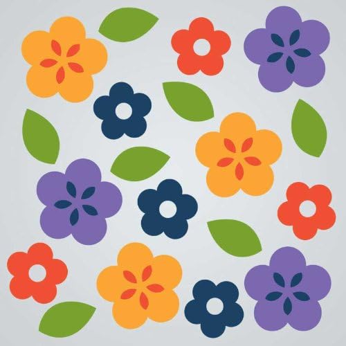 Design Ideas GelGems Flower Themed Gel Window Clings (Petal Patch, Small Bag)