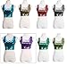 JNTworld Women Sexy Mermaid Fish Scale Hologram Stretch Soft Shine Vest