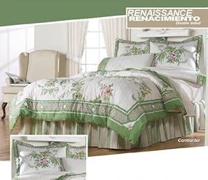 Renacimiento Complete Comforter Set - 9 Piece Set, Enjoy the Renaissance style and eye-catching patterns. (King)