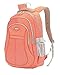 JiaYou Teens Girl Women Multipurpose Travel Backpack Laptop School Bag Casual Daypack For College Students(27L,Dot Orange)