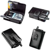 Cellet Palm Treo 755p, 750, 700, 700w, 700wx, 700p, 650, & 600 Black Executive Wallet Cover Case- retail packaging
