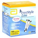 Freestyle Lite Daibetic Test Strips - 100ct Box