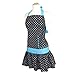 Flirty Aprons Women's Sadie Blue Chocolate Apron