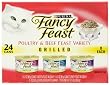 Fancy Feast Gourmet Cat Food, 3-Flavor Grilled Variety Pack (Beef, Turkey & Chicken), 3-Ounce Cans (Pack of 24)
