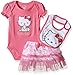 Hello Kitty Baby Girls' Gift Set, Pink Carnation, 18 Months