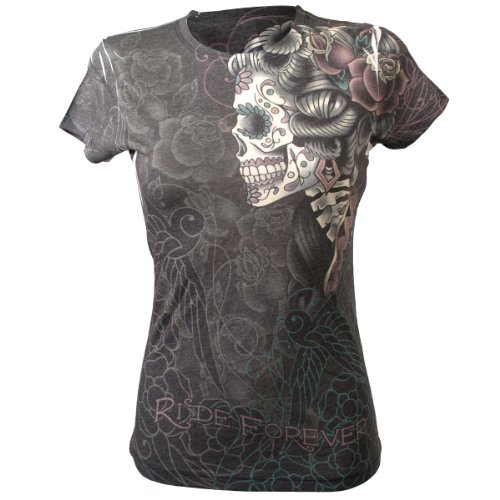 Hot Leathers Multi XX-Large Sugar Skull Ladies Sublimation T-Shirt