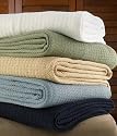 Lauren Ralph Lauren "Estate" Cotton Blanket, Queen Indochine Blue