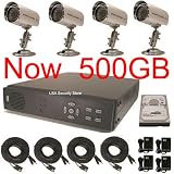 USA Security Store CCTV 4 High Solution CCD Day/Night Vision Color Cameras with 4 CH Security Surveillance DVR System Built in 500GB HDD, Included 4x65FT video cables and Power Supplies KIT Review 518%2BwbsqPiL. SL160 USA Security Store CCTV 4 High Solution CCD Day/Night Vision Color Cameras with 4 CH Security Surveillance DVR System Built in 500GB HDD, Included 4x65FT video cables and Power Supplies KIT Review