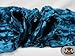 1 X Rosette Satin Blue Munsell Fabric by The Yard