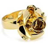 Privileged NYC Gold plated Rose Ring