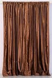 Brown Velvet Curtains / Drapes / Panels Rod Pocket - made to measure