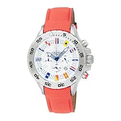 NauticaMen'sN16532GNSTChronographRedPolyurethaneWatch