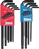 Eklind 13222 Combo Pack Ball-Hex-L Key Set, Contains 13213 and 13609