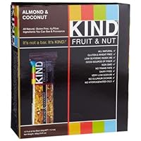 KIND Fruit + Nut Gluten Free Bars (Pack of 12)