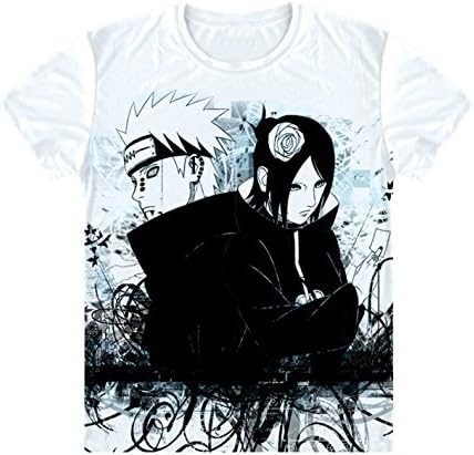 COSNow Naruto Pain Konan T-shirt Short Sleeve (Asian Size M)