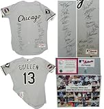 Chicago White Sox Team Signed Authentic Grey World Series Jersey with 27 Signatures