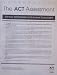 Books : The ACT Assessment (9650D - Sample Test Booklet and Answer Document)