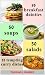 Books : 50 Soups, 50 Salads, 85 Breakfast Dainties and 55 Tempting Curry Dishes (Easy and Quick Cookbook) Illustrated new color dished to increase the appetizing of your meal