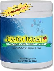 Cardio~Juvenate+ Cardio Rejuvenation and Fitness Formula: Powder Supplement with 5000mg L-arginine, 1000mg L-citrulline, 1000mg L-carnitine, 2500IU Vitamin D3 and 100mg Resveratrol per serving to Naturally Improve Cardiovascular Health, Blood Flow and Circulation, Lower High Blood Pressure and Cholesterol - Reverse, Prevent, and Control Heart Disease, Heart Attack, Stroke, Peripheral Artery Disease, Angina, Neuropathy. Dissolve Arterial Plaque and Reduce Atherosclerosis (Hardening of the Arteries) - Increase Physical Endurance and Stamina and Speed of Recovery after Exercise.
