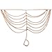 Barefoot Sandal Bracelet Foot Jewelry Slave Glod Plated Anklet Bohemian Style Multi Chains