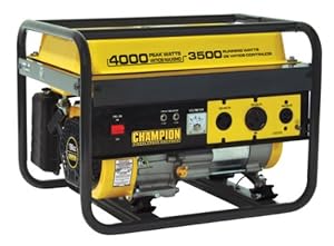 Champion Power Equipment 46533 4,000 Watt 196cc 4-Stroke Gas Powered Portable Generator