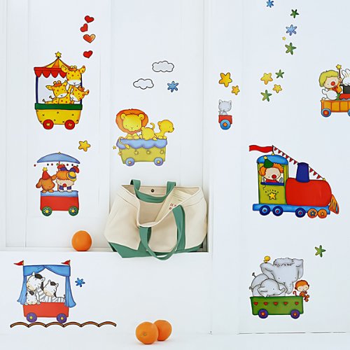 Chu Chu Train-Vinyl Wall Art Appliques