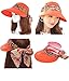 iColor Sun Cap,Flap Hats,360° Protection Quick Drying Women Girl Outdoor UPF 50+ Sun Hat Flap Cap Removable Neck & Face Flap Cover