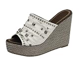 Reneeze APPLE 2 Women High Heel Slip on Platform Wedge Sandals White 518 Ntc6ANL. SL160 Reneeze APPLE 2 Women High Heel Slip on Platform Wedge Sandals White