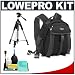 Lowepro Micro Trekker 200 (Black) Backpack + Tripod + Accessory Kit for Canon Rebel XSi, XS, XTi, 40D, Nikon D40, D60, D80, D200, D300, D700, Olympus Evolt E-410, E-420, E-510, E-520, and Sony Alpha A200, A300, A350, A700 Digital SLR Cameras