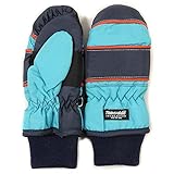 (ノーブランド) No Brand 【小さいサイズあり】キッズ・ジュニア用ミトンスキーグローブ 9373 3-4才 Aネイビー