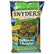 Snyder's of Hanover Jalapeno Cheddar Pumpernickel Pretzel Sandwiches, 8-Ounce Packages (Pack of 12)
